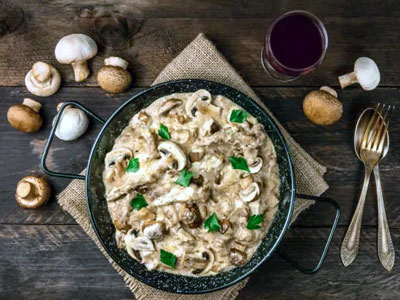 Mushroom Stroganoff